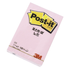 포스트잇 플래그 656 핑크 51x76 100매